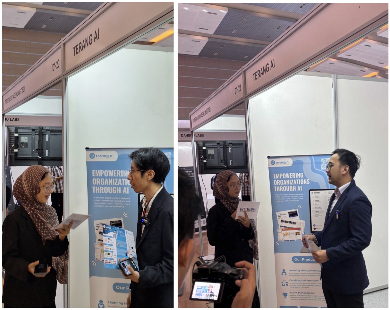 Booth Terang AI di INTI 2026