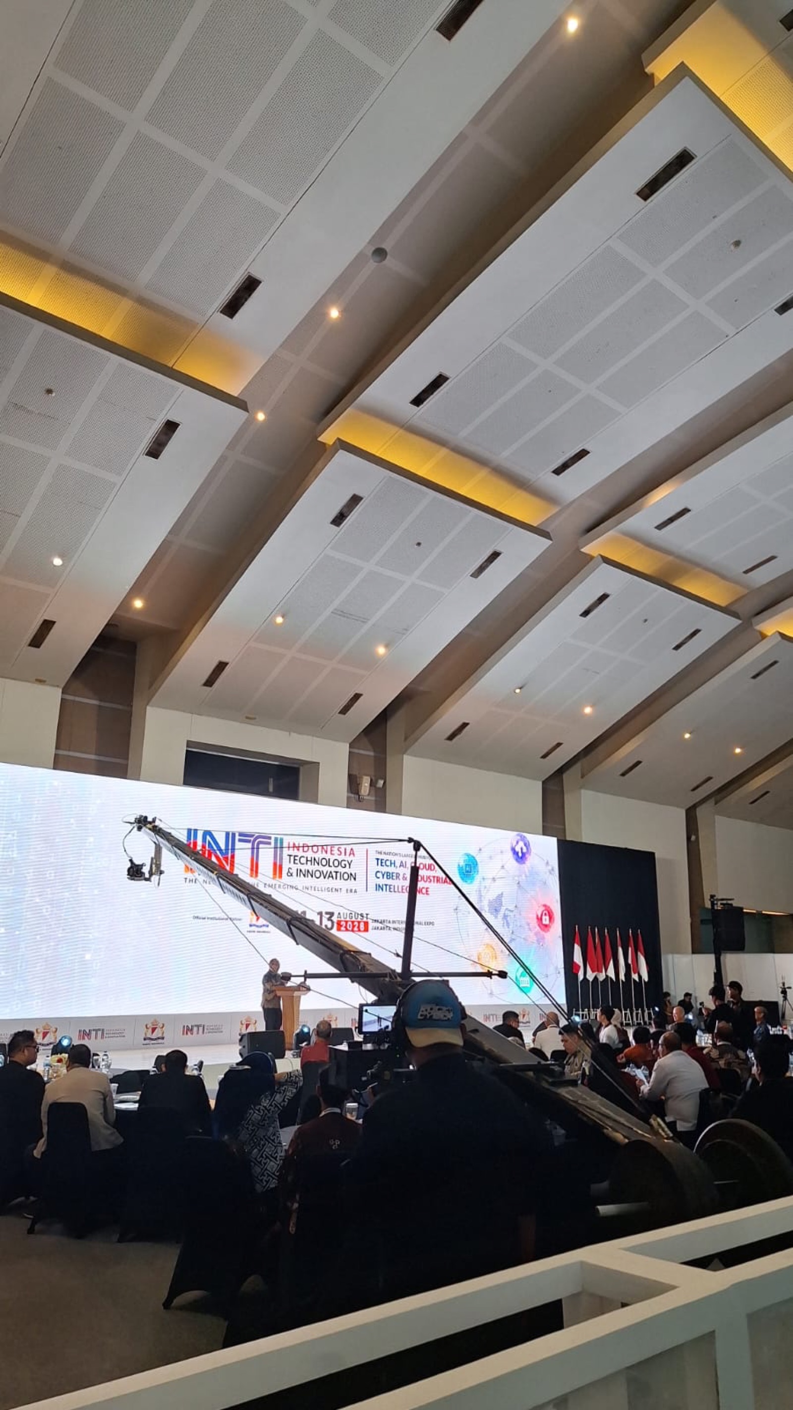 Panggung utama INTI 2026 di Jiexpo Kemayoran